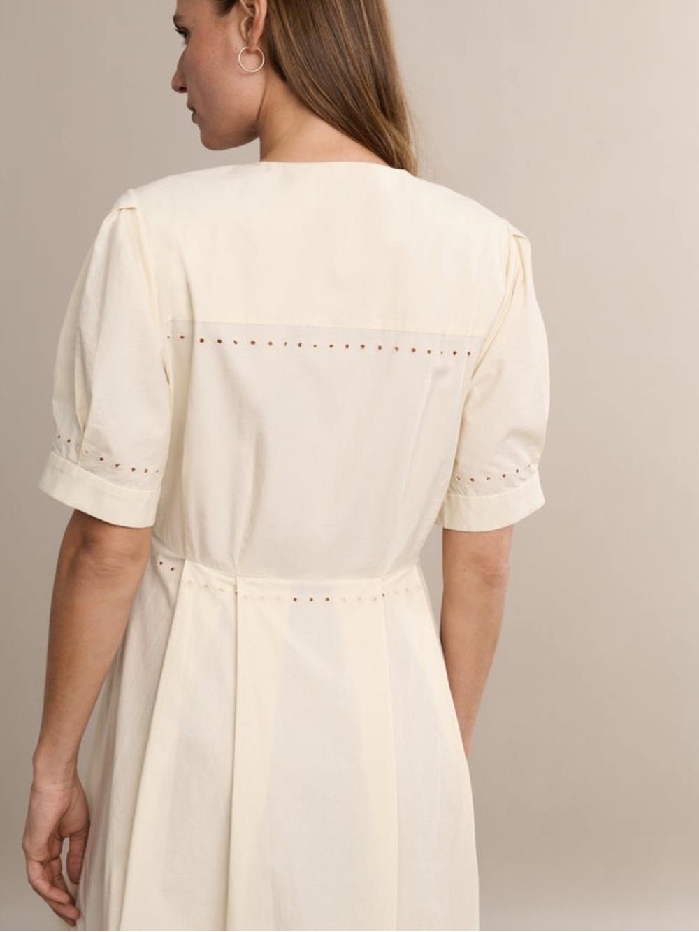 Jenni Kayne Harper Dress Ivory Size Medium - Picture 2 of 8